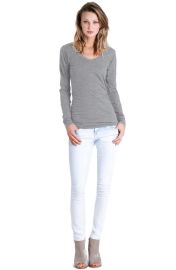 LAmade Long V-Neck Cotton Tee at Nordstrom